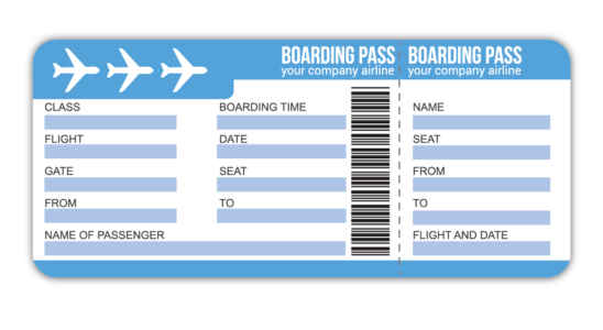 boarding pass et données personnelles