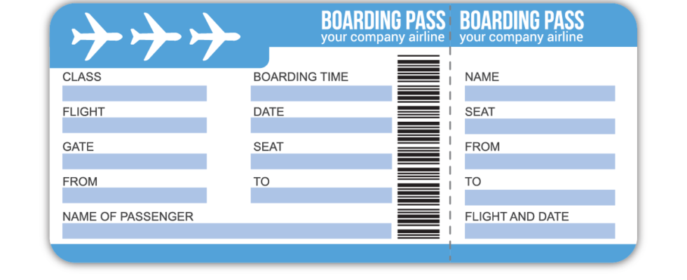 boarding pass et données personnelles